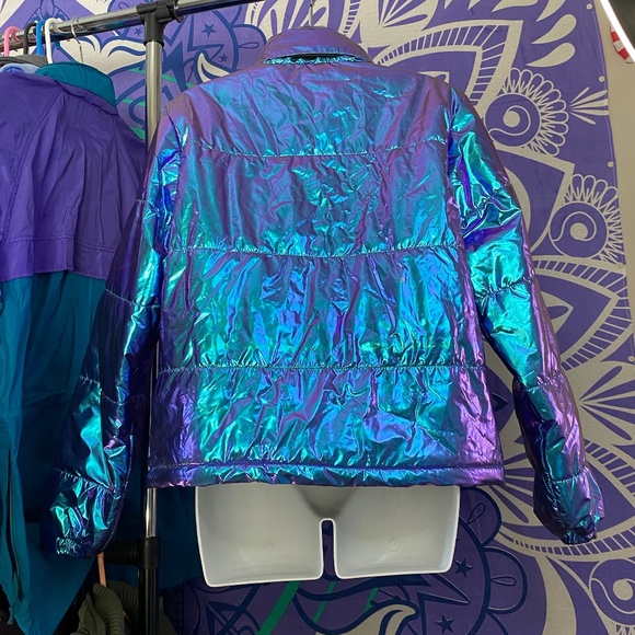 Club Exx Iridescent Snowsuit from Dolls Kill - Picture 3 of 15